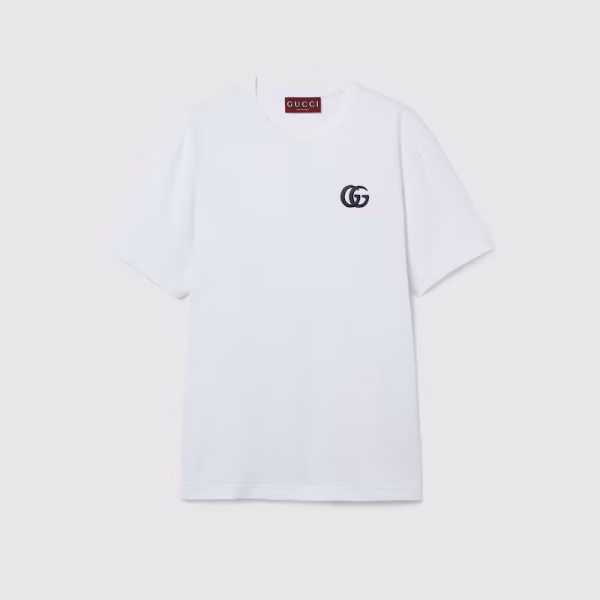 T-shirt en jersey de coton (Blanc)