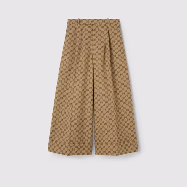 Pantalon en toile GG