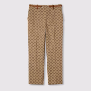 Pantalon en toile GG avec détail Mors