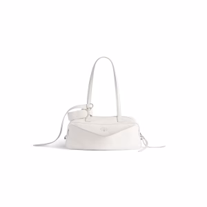 Sac Bowling Carrie Petit pour Femme en Blanc